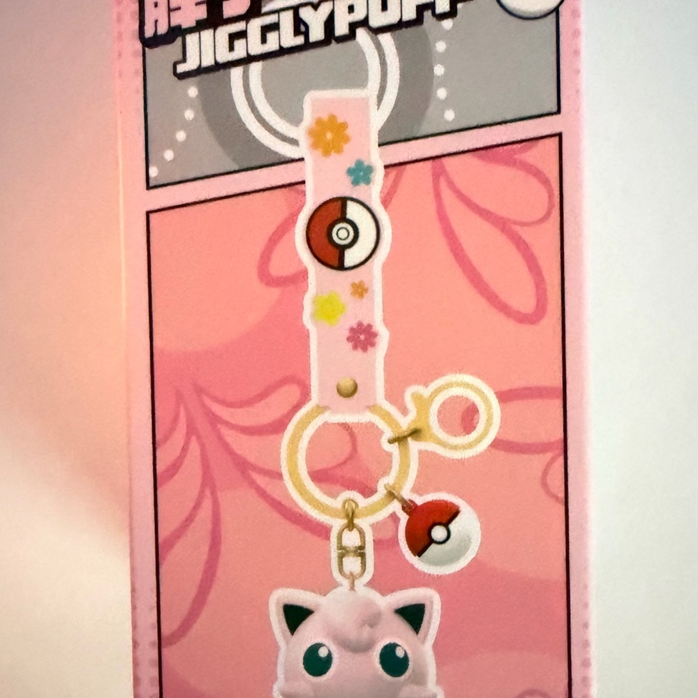 Pokémon Jiggypuff Keychain with Strap - Picture 6 of 8